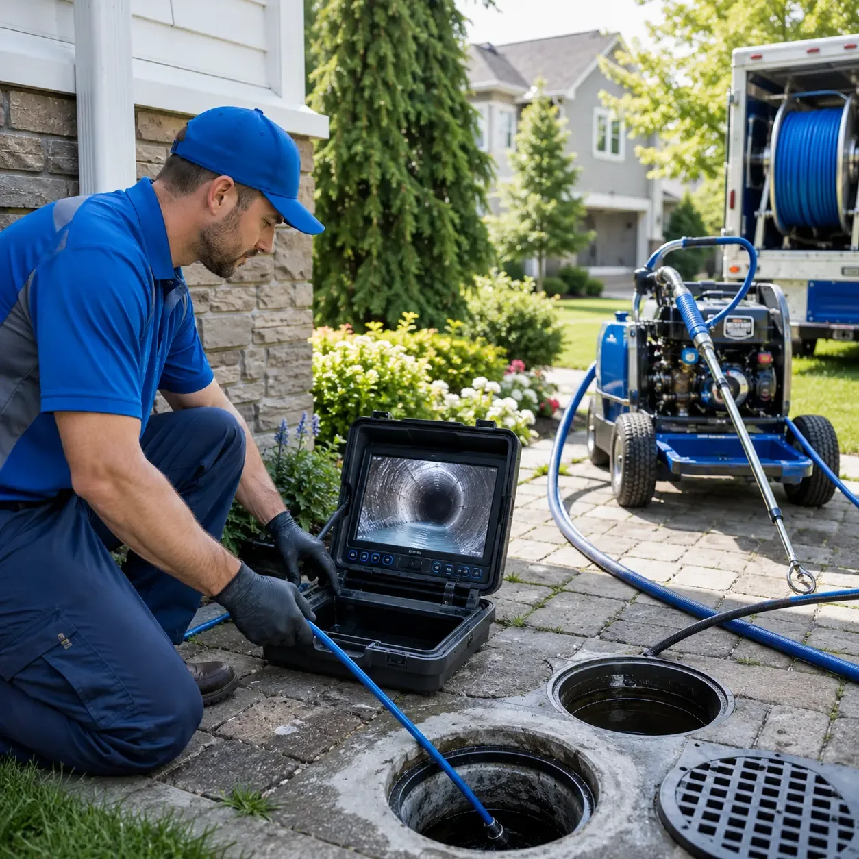 Outdoor drain cleaning professionals serving Trexlertown, PA