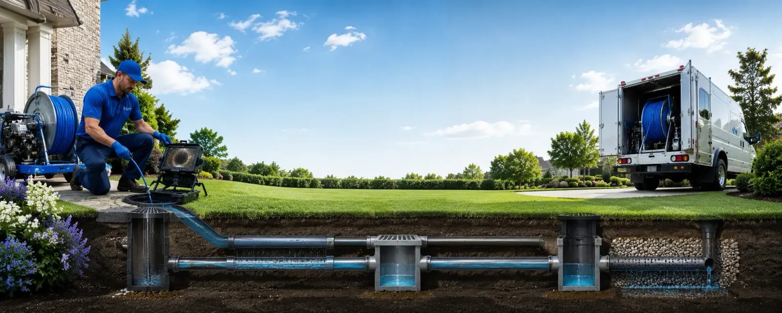 Outdoor drain cleaning information for Trexlertown, PA